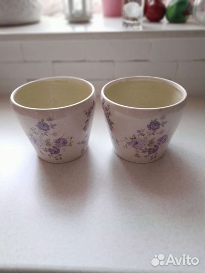 Кашпо керамическое для цветов