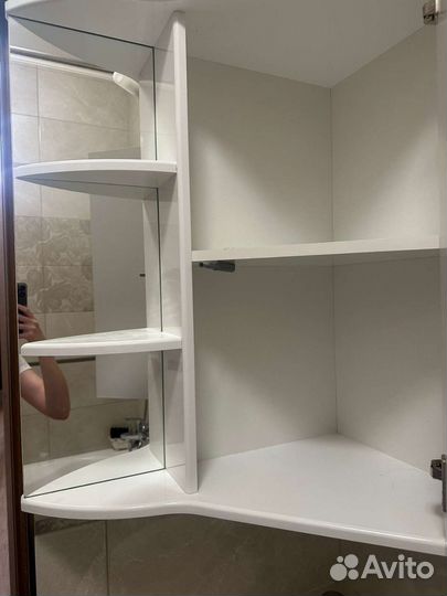 Тумба подвесная в ванную + тумба с раковиной