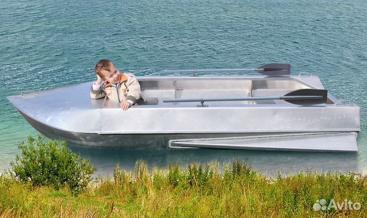 Лодка Романтика-Н 3 м., алюминиевая,с булями,новая