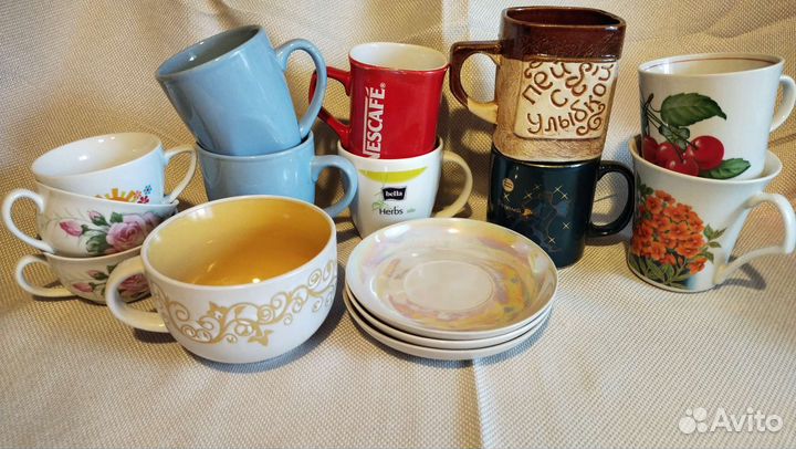 Бокалы, чашки