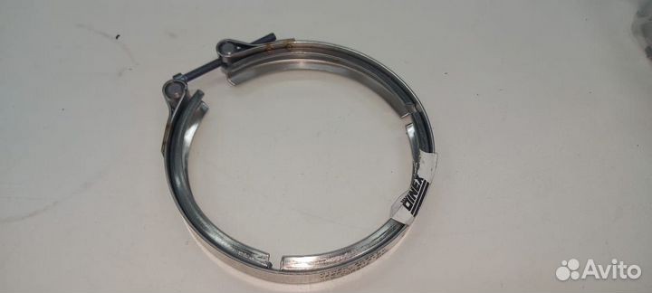 Хомут глушителя (цинк) Premium усиленный D127/151