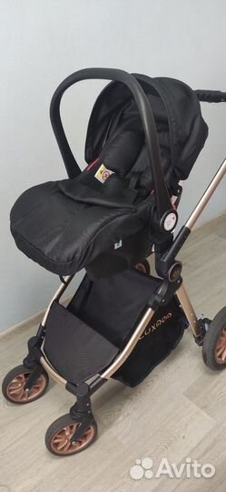 Коляска luxmom v9 3в1