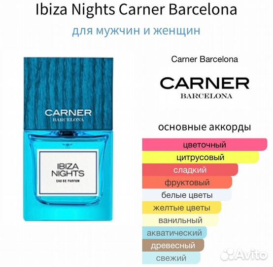 Ibiza Nights Carner Barcelona распив парфюма
