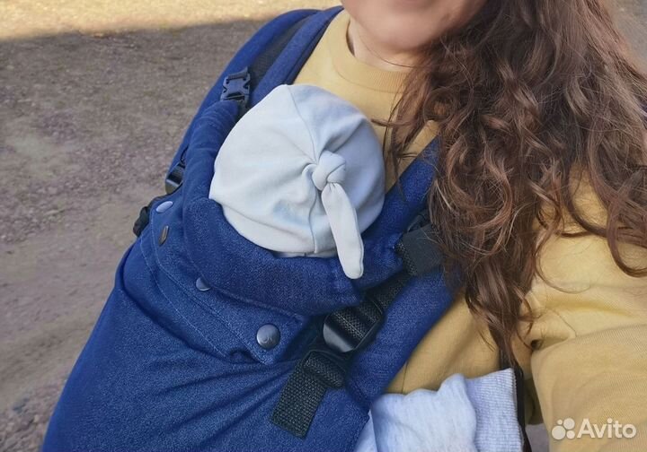 Эргорюкзак diva milano джинс+накладки