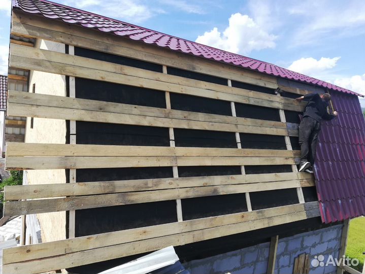 Кровля крыш, монтаж