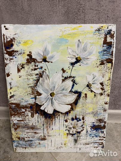 Картина акрилом на холсте