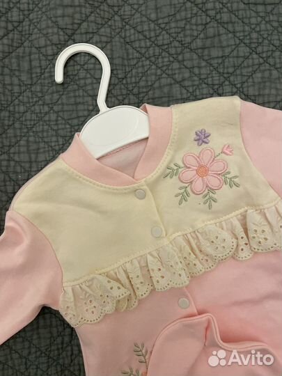 Нательный комбинезон 56-68