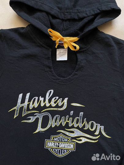 Винтажное худи Harley Davidson