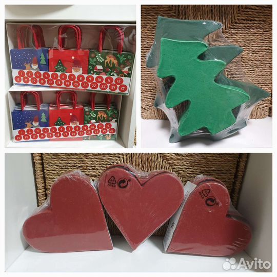 Адвент календарь IKEA, упаковочные пакеты, коробки