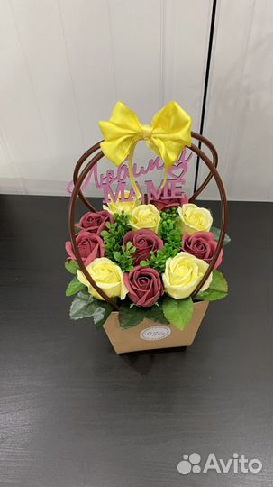 Мыльные букеты из роз, для мам и на любой праздник