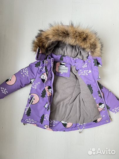 Зимняя куртка для девочки 80 86