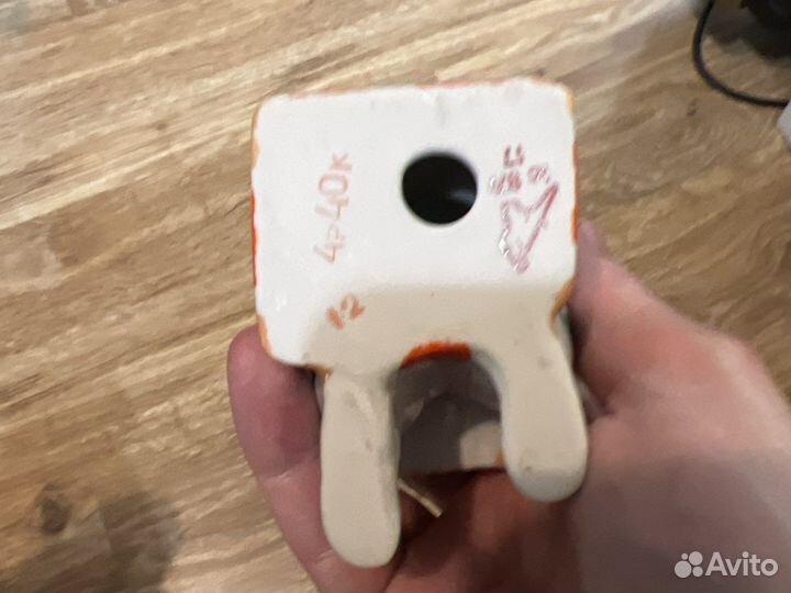 Мишка медведь с гармошкой статуэтка СССР