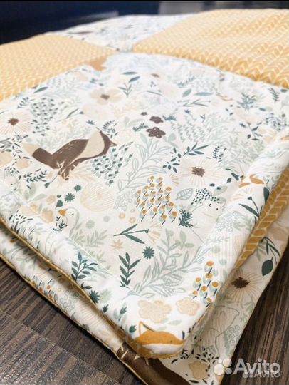 Одеяло лоскутное детское