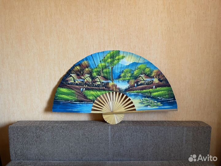 Веер (картина) интерьерный большой