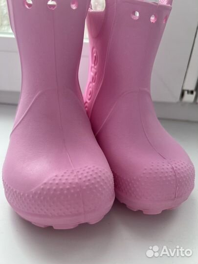 Резиновые сапоги crocs для девочек