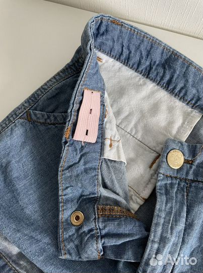 Шорты H&M легкая джинса