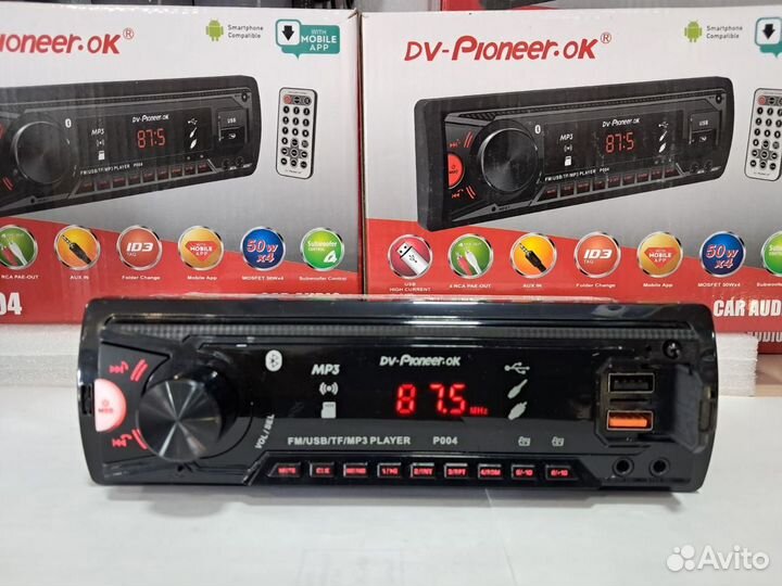 Автомагнитола Pioneer Ok 1 Din Bluetooth