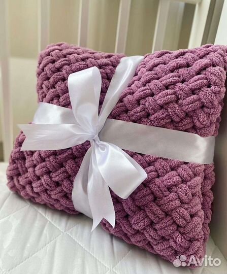 Плед детский плюшевый