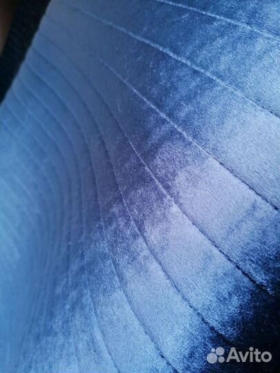 Накидки велюр синие