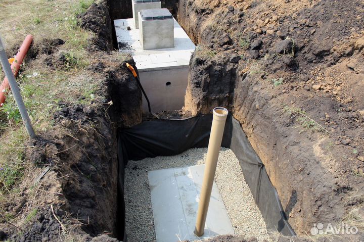 Септик под ключ из жби колец