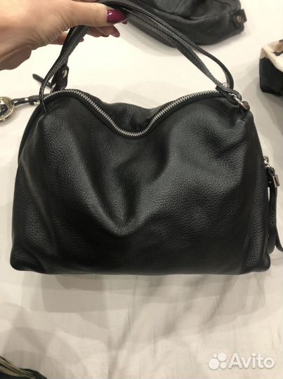 Элеганая сумка из натуральной кожи