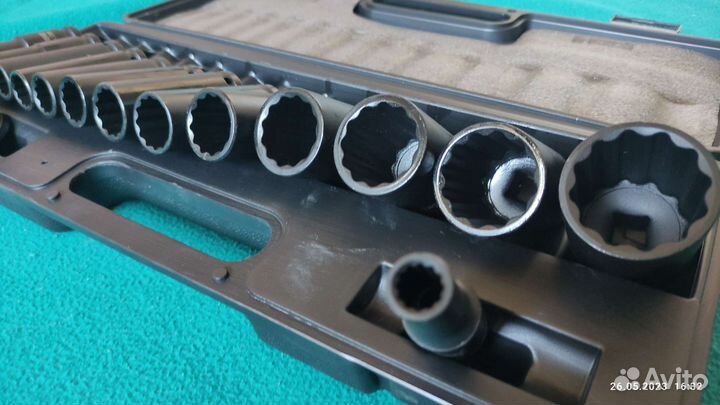 Набор ударных головок, cr-mo 10-36, доставка