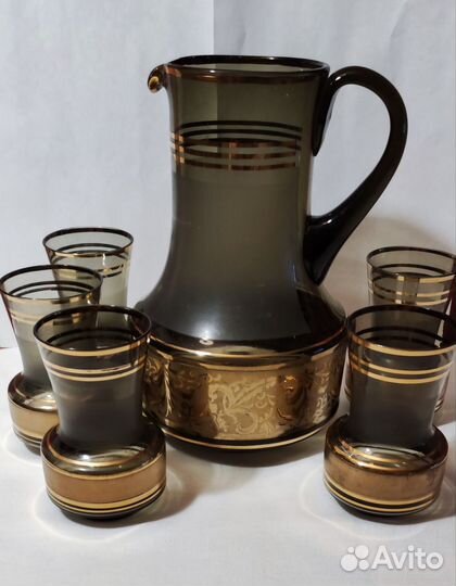 Кувшины Богемия, хрусталь, стекло