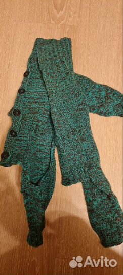 Костюм вязаный весенний для собаки