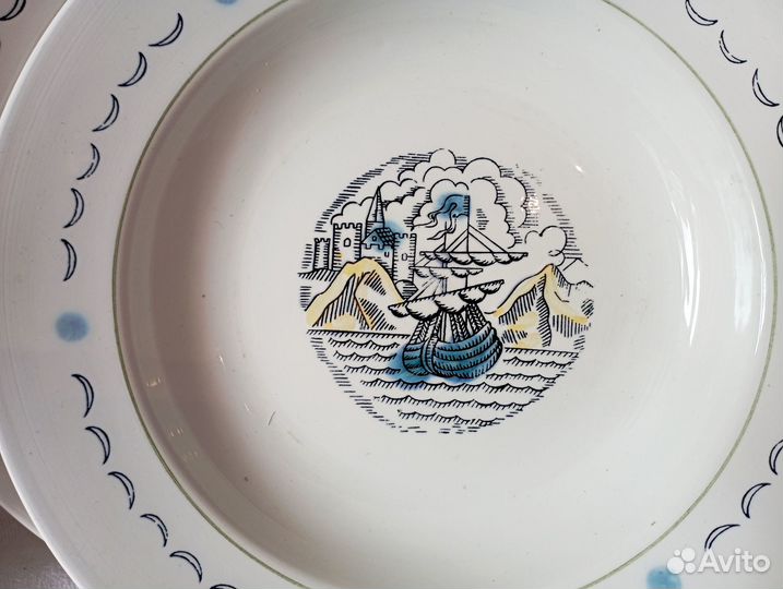 Тарелки Зик Кораблик СССР