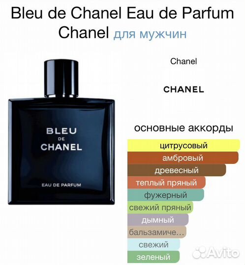 Парфюм Chanel bleu DE chanel 100ml tester