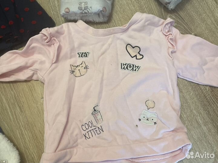 Детские вещи пакетом для девочек 86 92
