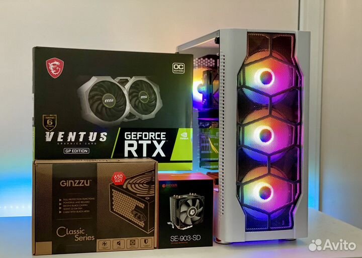 Новый игровой компьютер i7 RTX 32GB