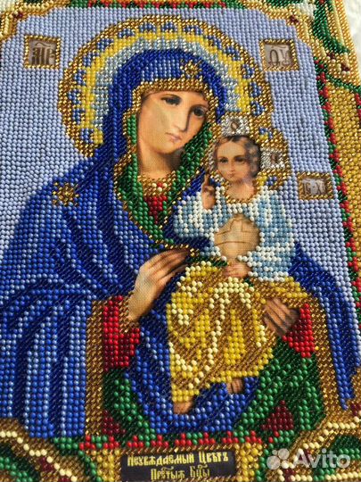 Вышивка бисером.Лики святых. Иконы