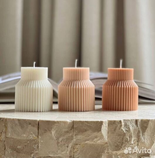 Пластиковая форма для свечей