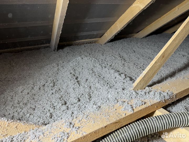 Утеплитель дома эковата