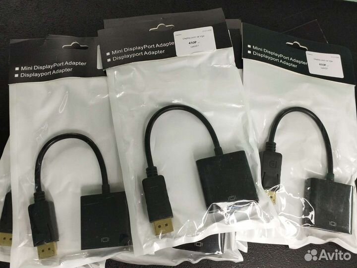 Кабель displayport vga