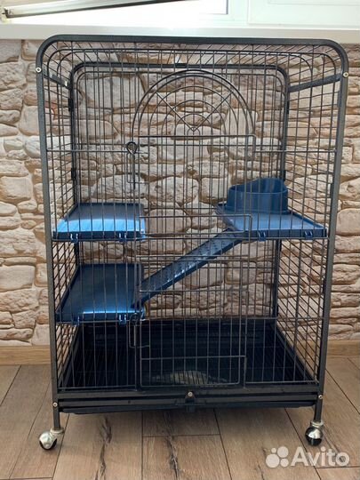 Клетка для хорька большая на колесиках с поддоном