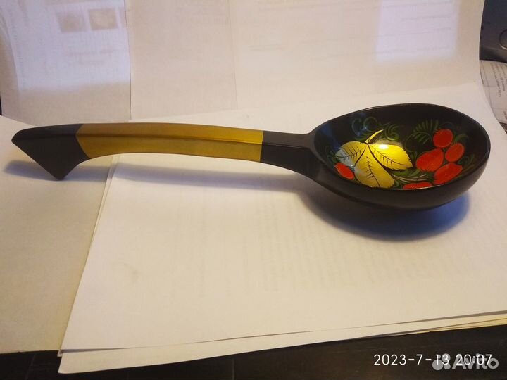 Ложка деревянная сувенирная