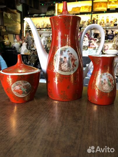 Сервиз терракотовый