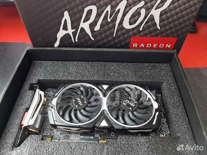 Видеокарта MSI RX580 armor OC