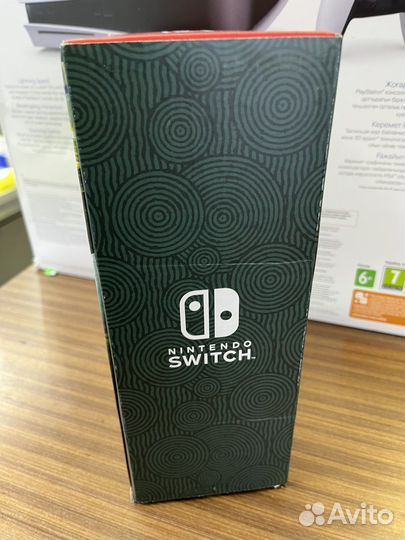 Nintendo switch oled zelda edition русс блок
