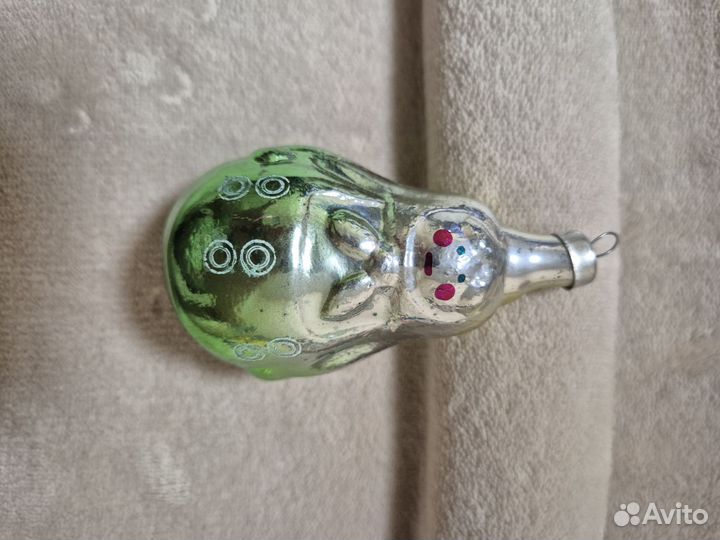 Стеклянные ёлочные игрушки СССР