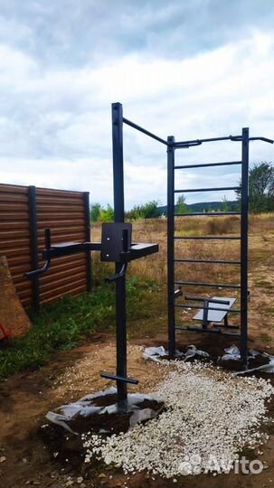 Спортивная площадка 4 в 1 для загородного дома