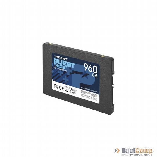 Жесткий диск SSD 960GB Patriot burst elite PBE960GS25ssdr