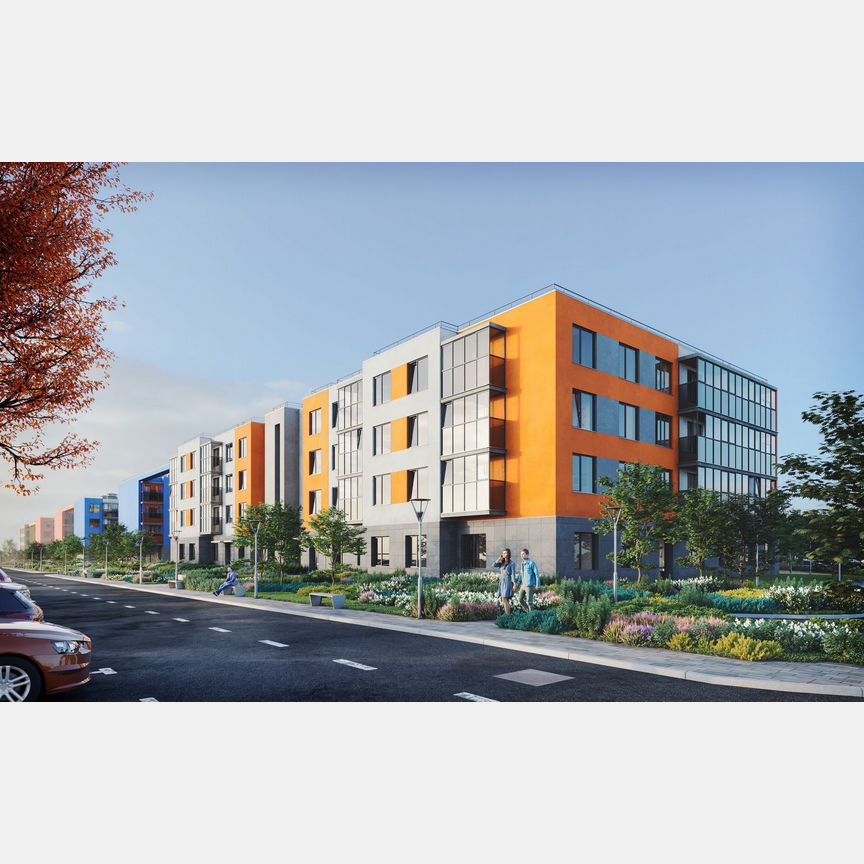 1-к. квартира, 43,1 м², 2/4 эт.