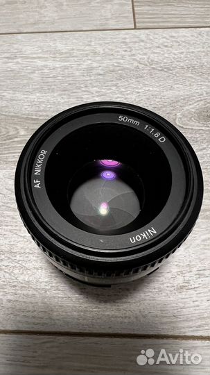 Объектив nikon 50mm 1:1.8D af