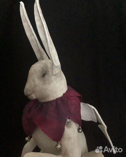Заяц-Ангел интерьерная коллекционная игрушка