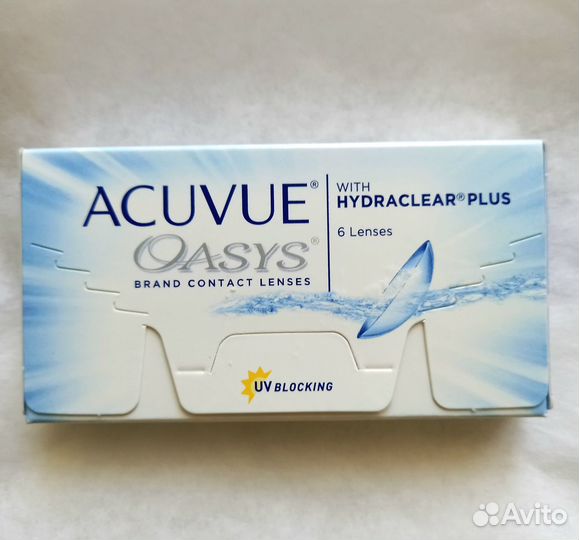 Линзы контактные Acuvue Oasys 6 шт. 8.4. +4.75