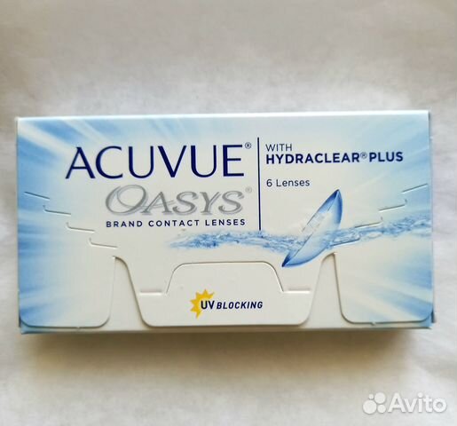 Линзы контактные Acuvue Oasys 6 шт. 8.4. +4.75