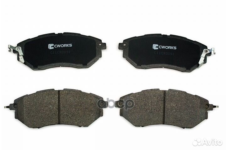 Тормозные колодки передние (Low Metallic) C11CR